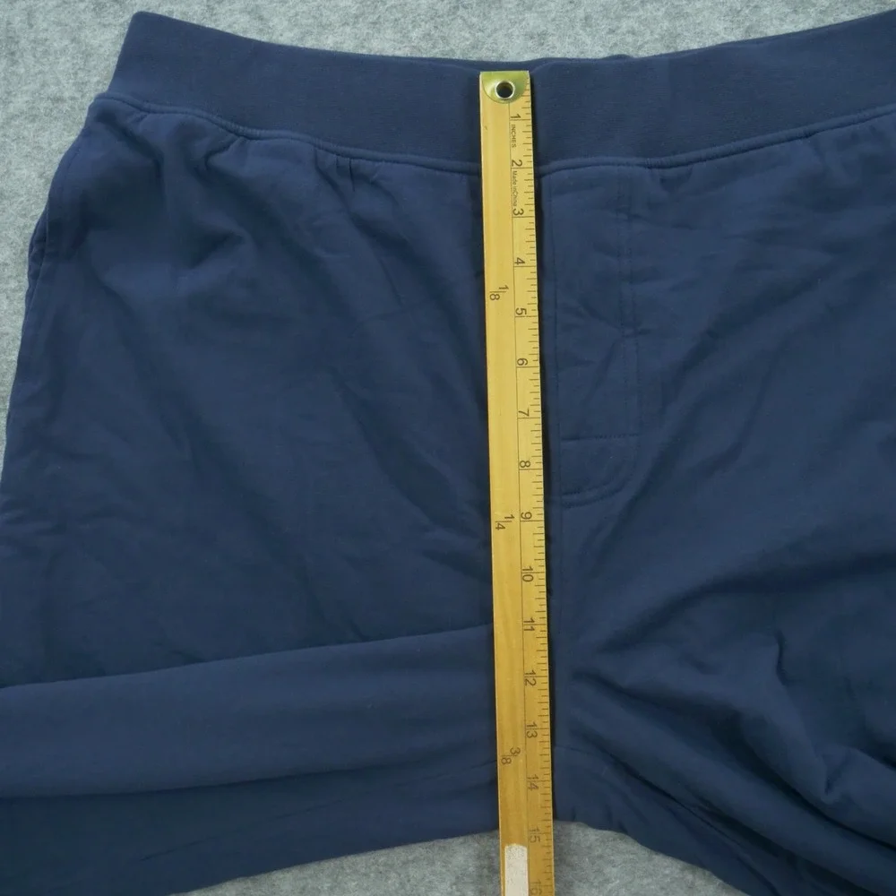 Dude Robe Pants Mens  Extra Large Blue French Terry Cloth Lounge Sleepwear New
